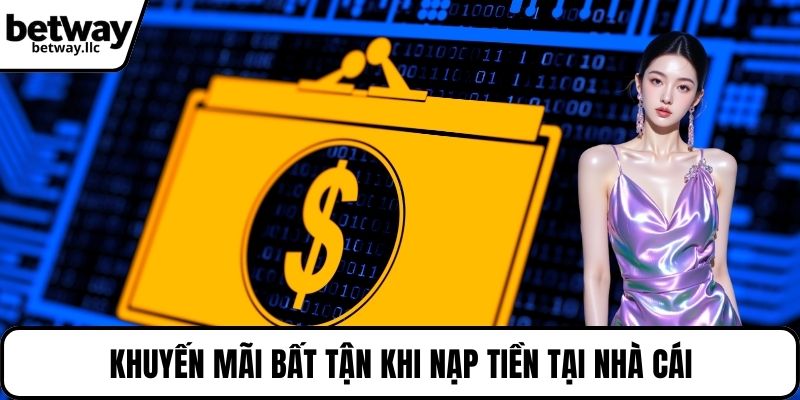 Khuyến mãi bất tận khi nạp tiền tại nhà cái